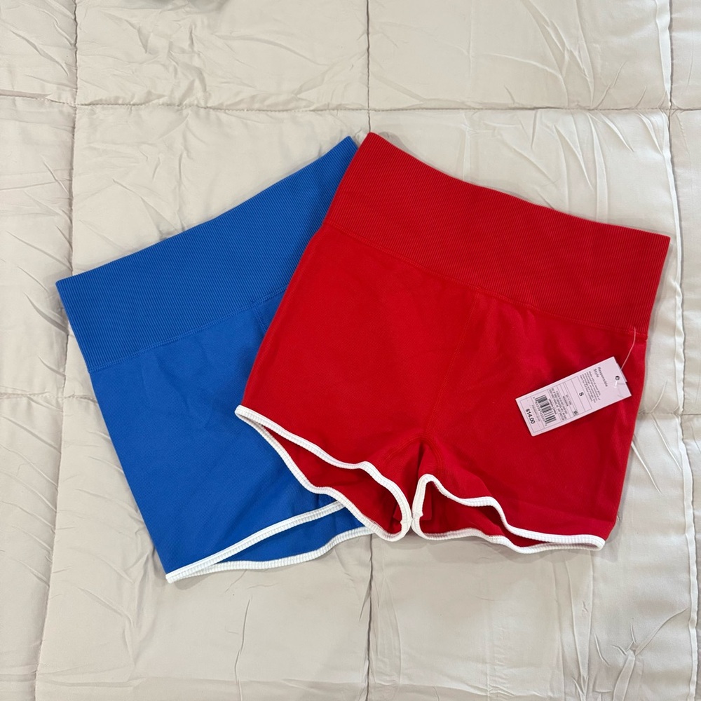 High-Rise Seamless Hot Shorts